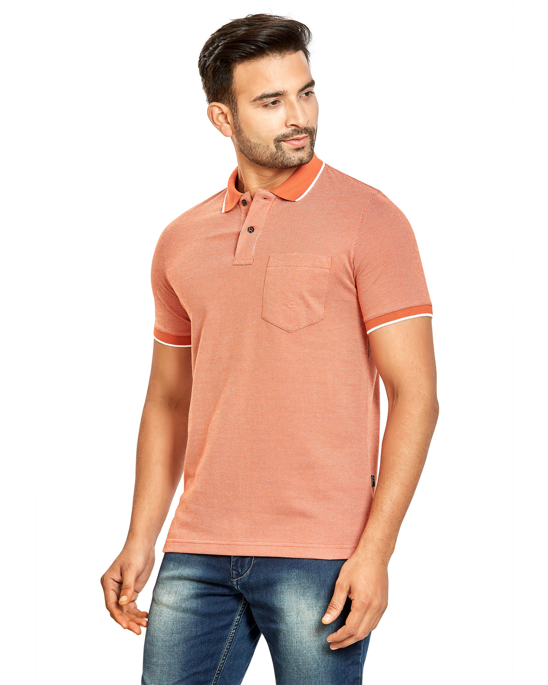 Men’s Contrast Collar Polo T-Shirt - Big & Tall