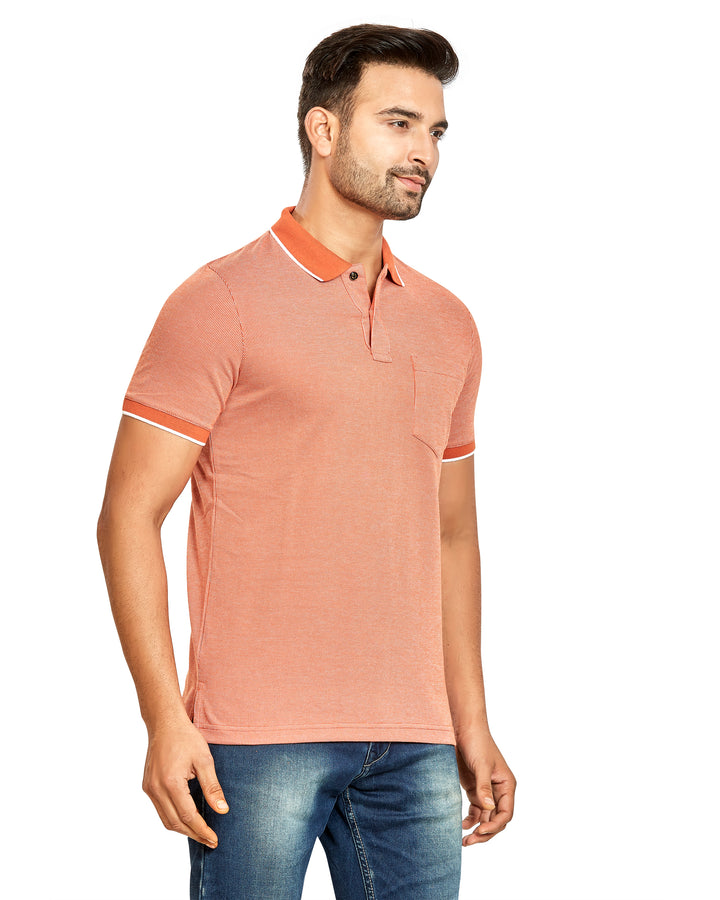 Men’s Contrast Collar Polo T-Shirt - Big & Tall