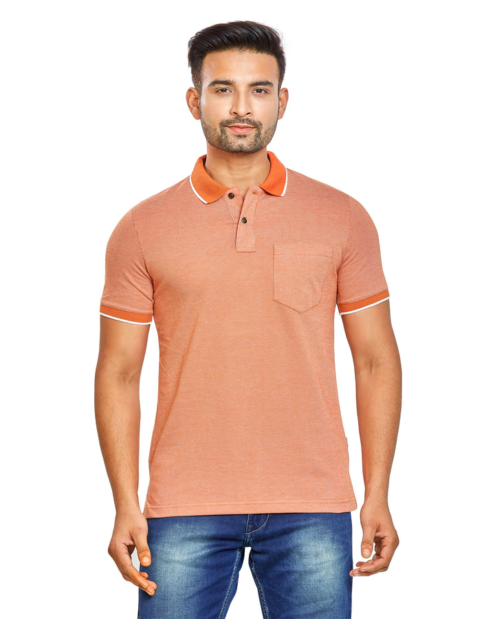 Men’s Contrast Collar Polo T-Shirt - Big & Tall
