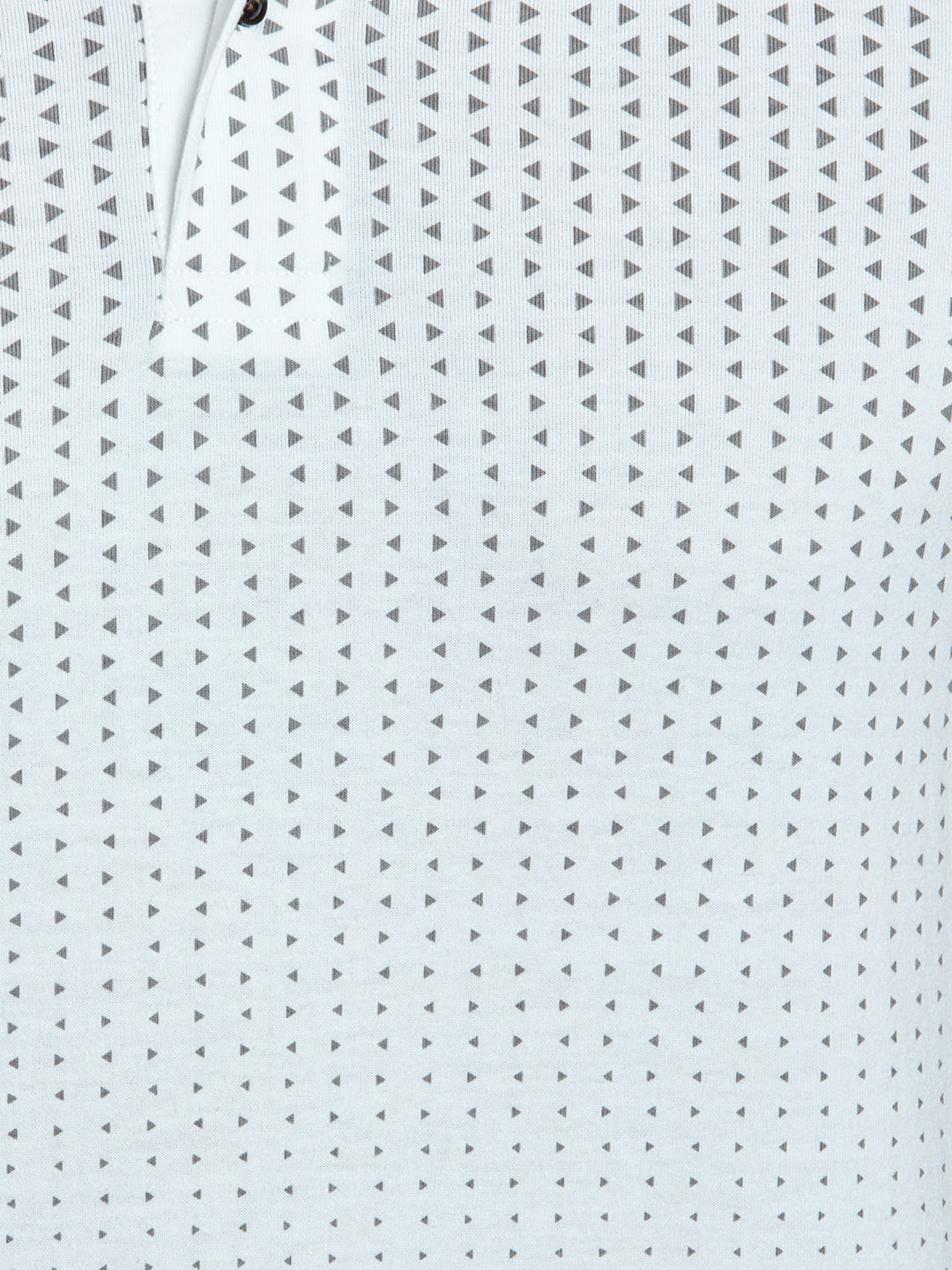 Jersey Triangle Print Polo T-Shirts