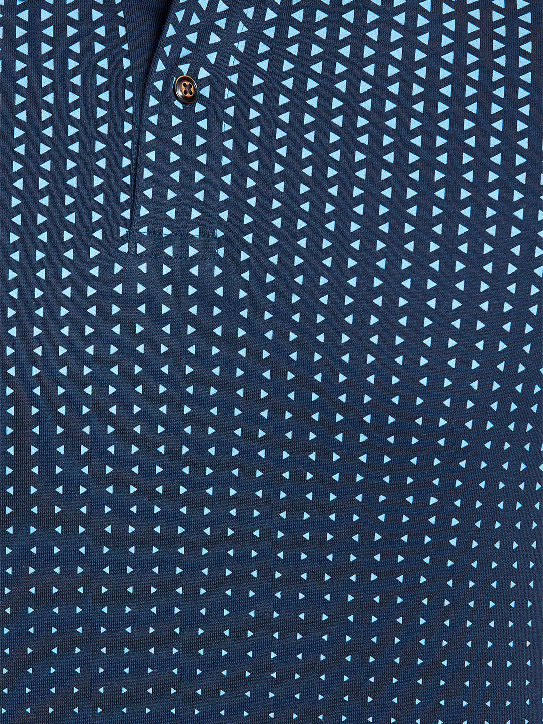 Jersey Triangle Print Polo T-Shirts