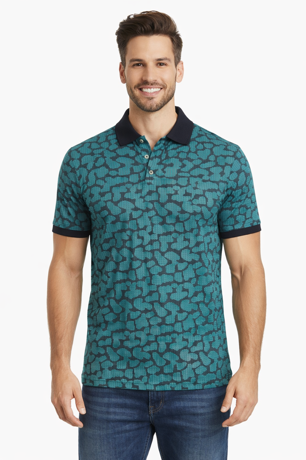 Men’s Camouflage Printed Polo