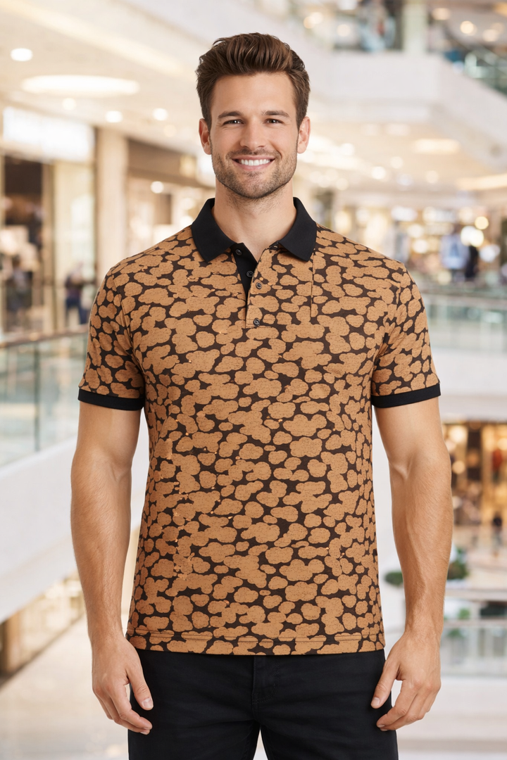 Men’s Camouflage Printed Polo