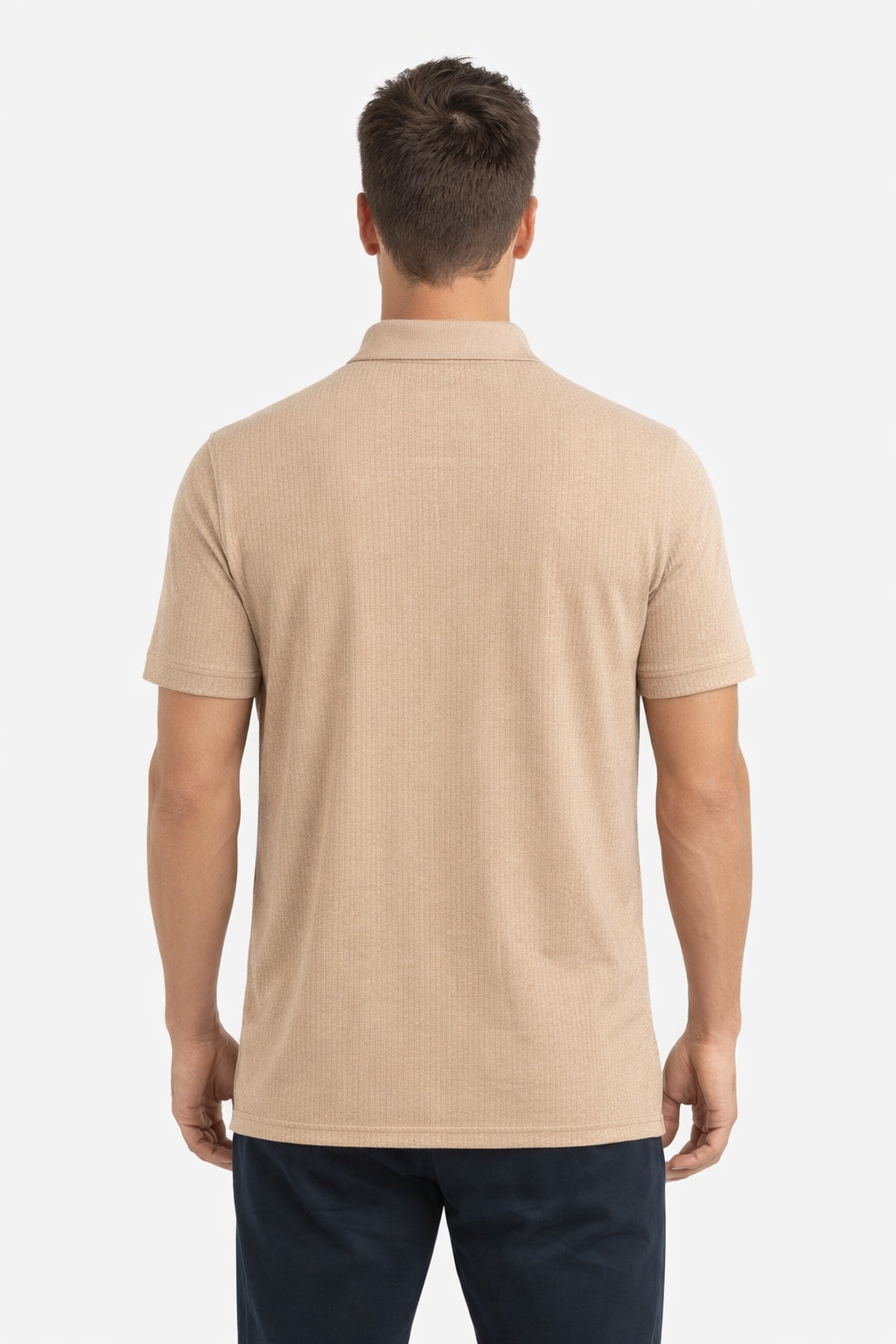 Men’s Textured Solid Polo