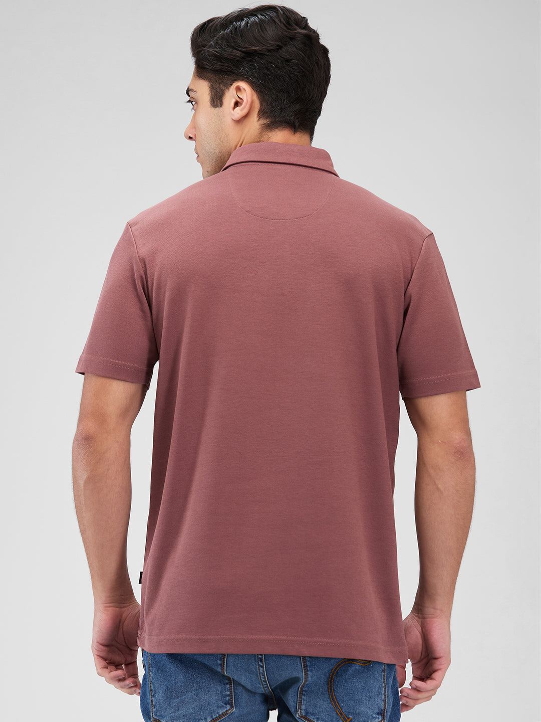 Men's DRI-EASE Printed Short Sleeve Polo Cotton Blend T-Shirts