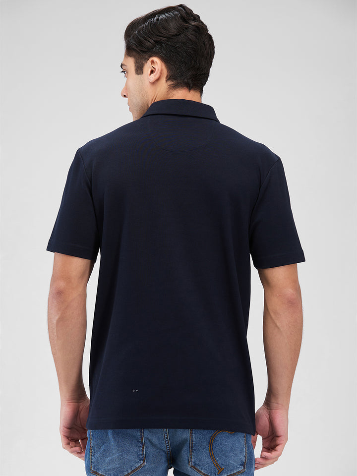 Men's DRI-EASE Printed Short Sleeve Polo Cotton Blend T-Shirts