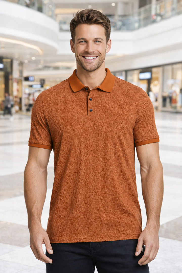 Men’s Graphic Printed Polo