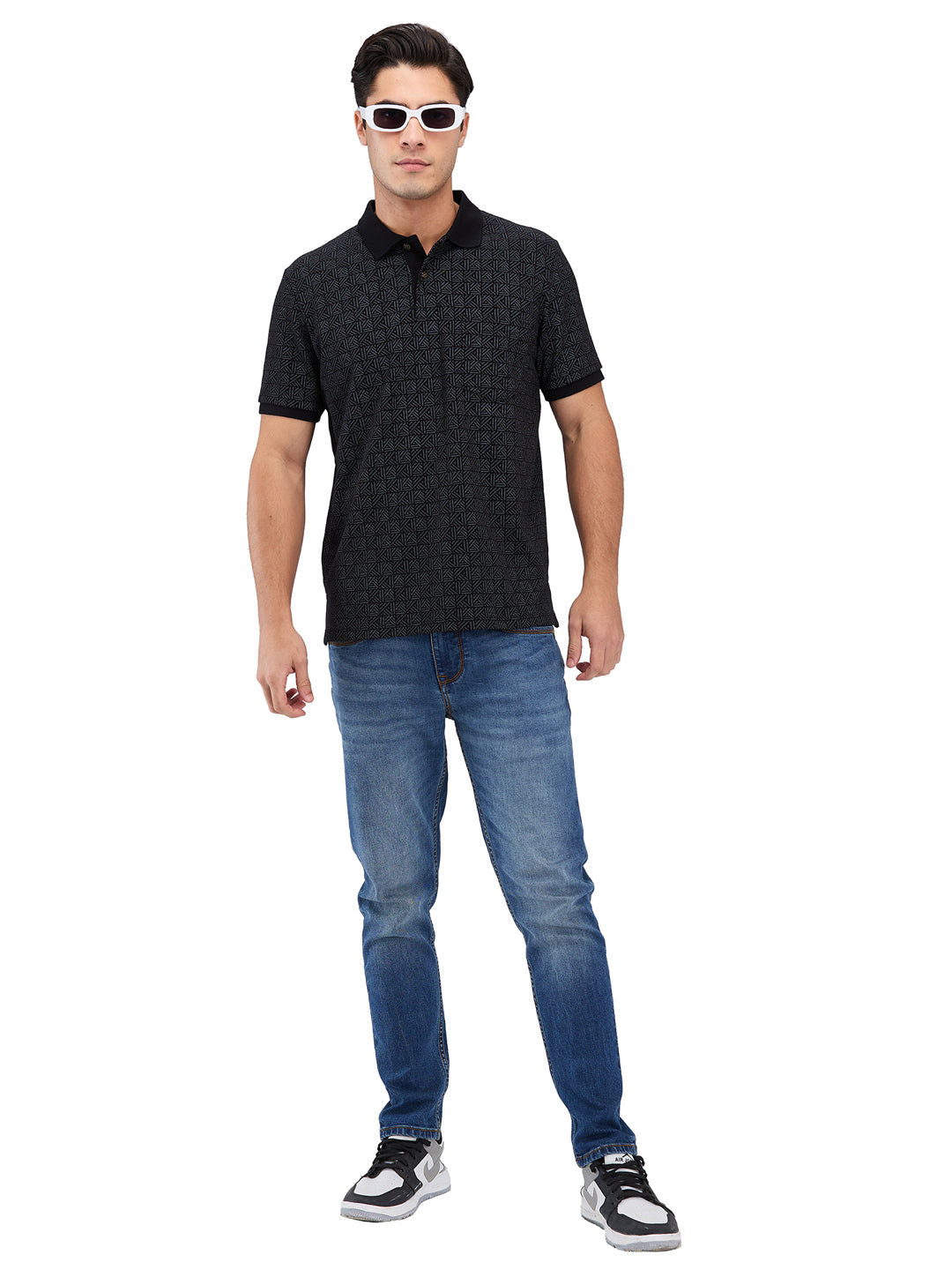 Men’s Printed  Polo T-Shirt