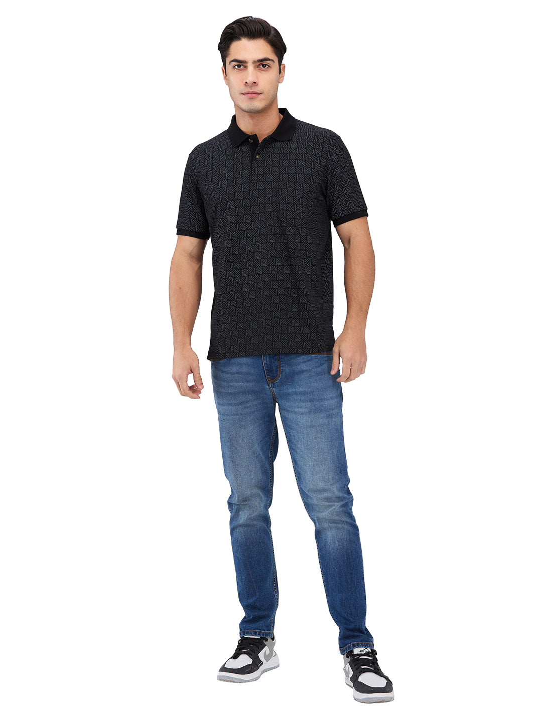 Men’s Printed  Polo T-Shirt