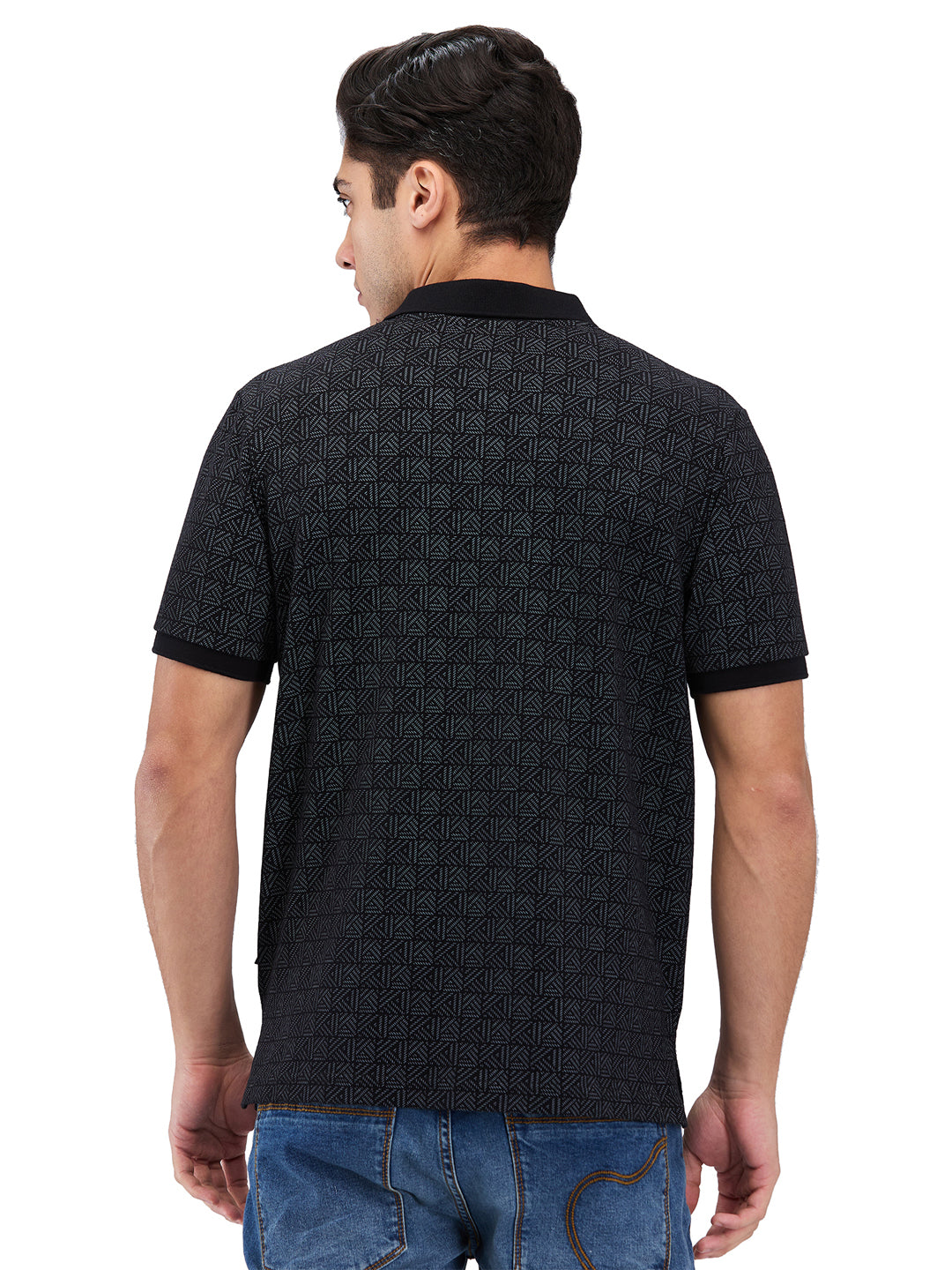 Men’s Printed  Polo T-Shirt