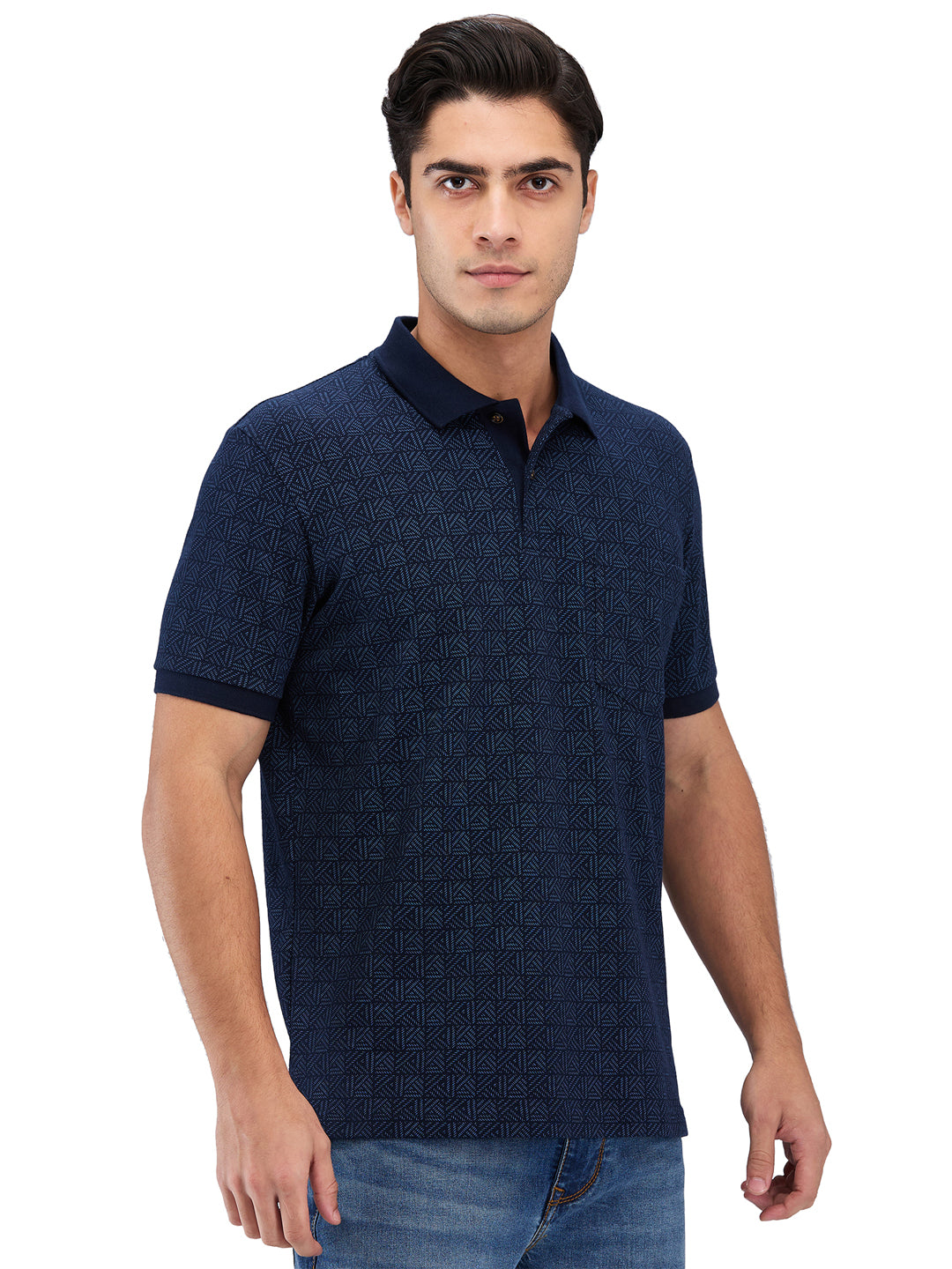 Men’s Printed  Polo T-Shirt