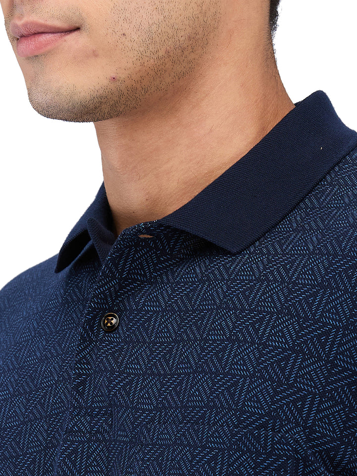 Men’s Printed  Polo T-Shirt