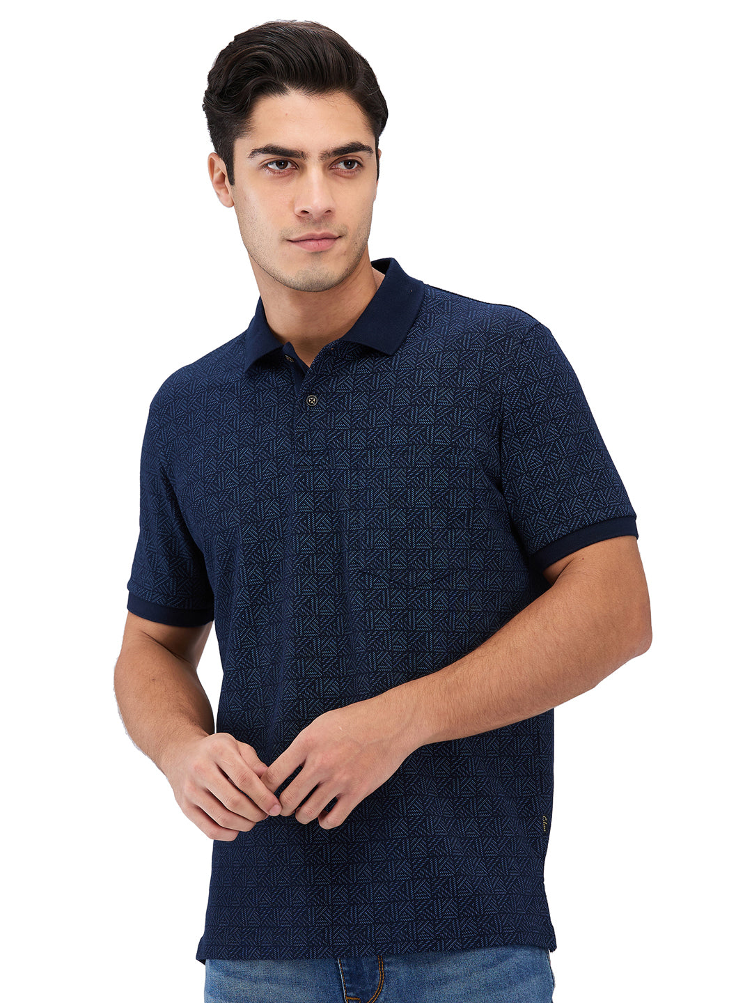 Men’s Printed  Polo T-Shirt