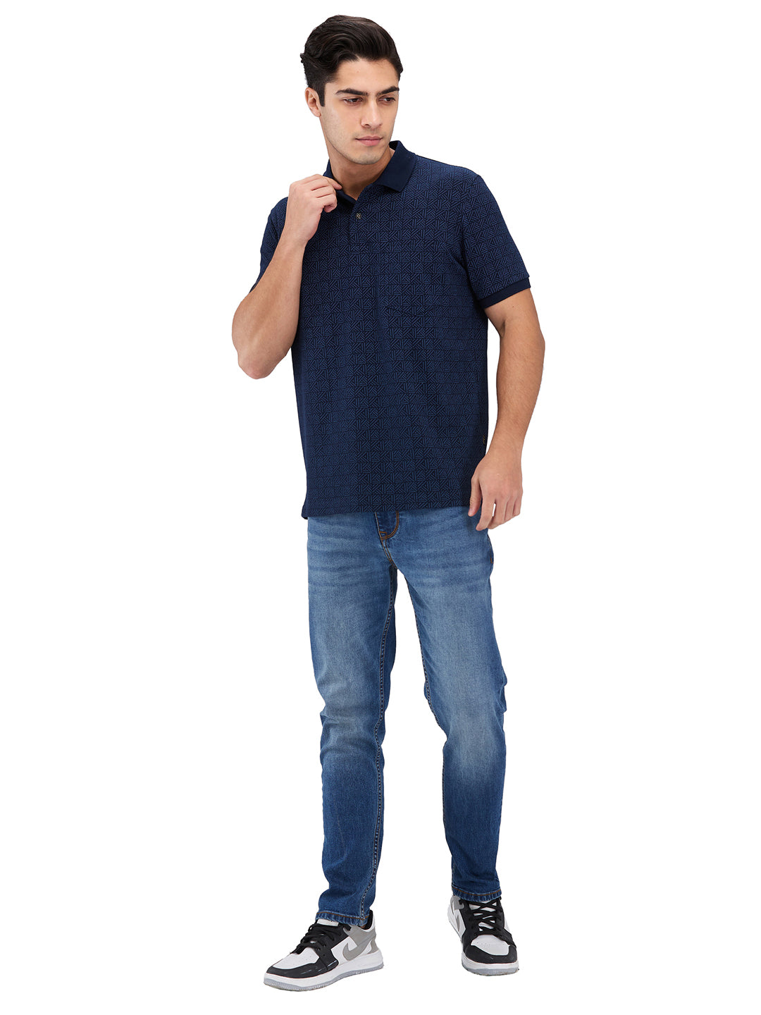Men’s Printed  Polo T-Shirt