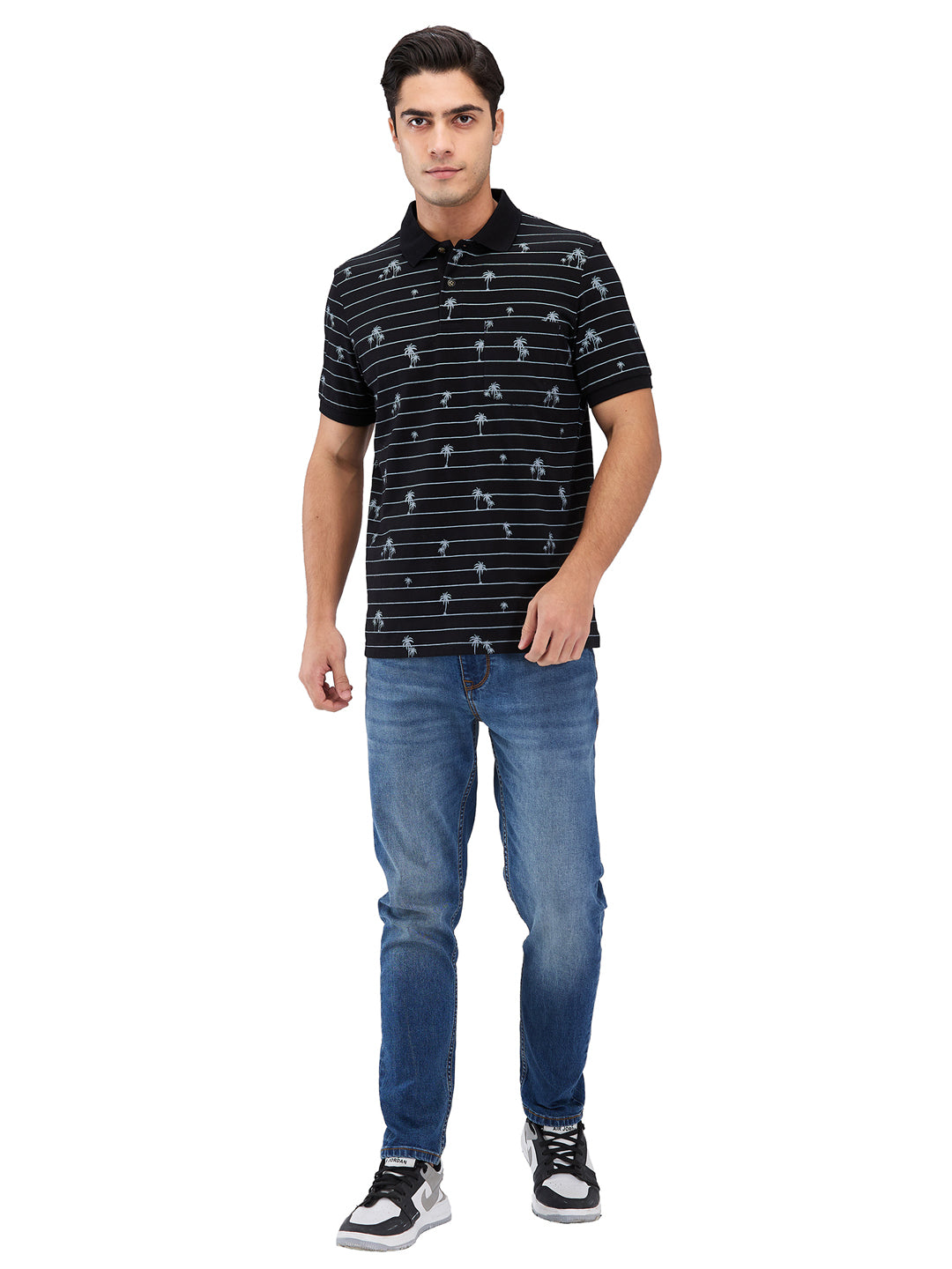 Men’s Printed  Polo T-Shirt