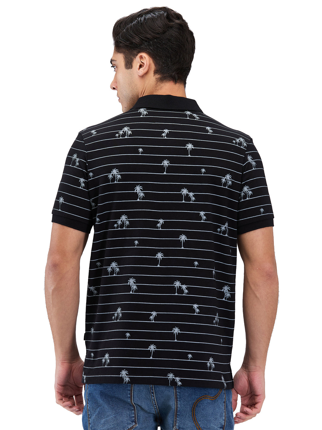 Men’s Printed  Polo T-Shirt
