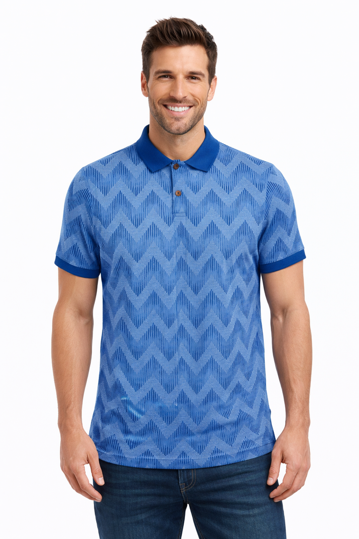 Men’s Graphic Printed  Polo