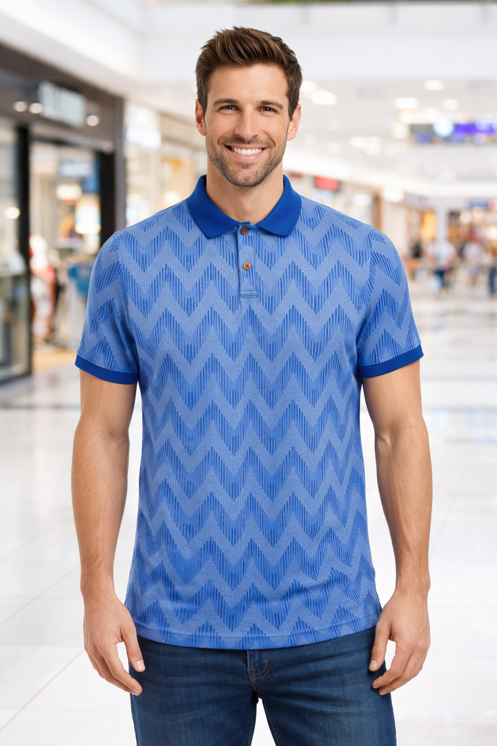 Men’s Graphic Printed  Polo