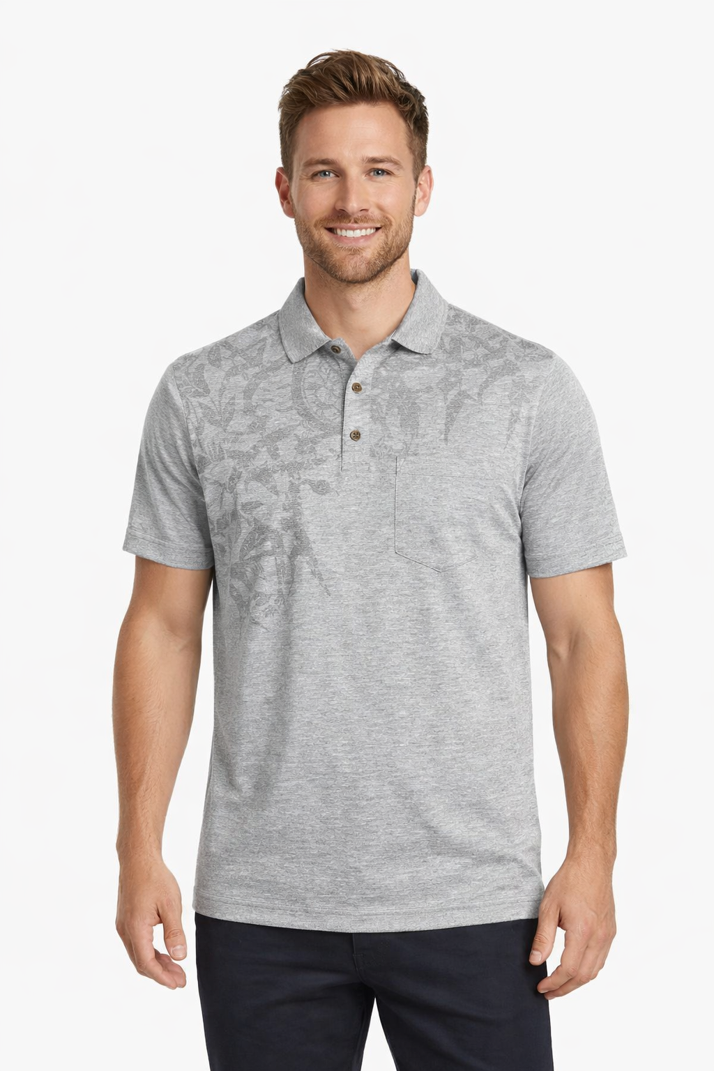 Men’s Camouflage Printed Polo