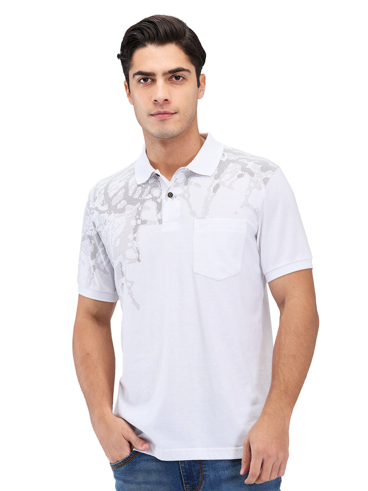 Men’s Printed  Polo T-Shirt