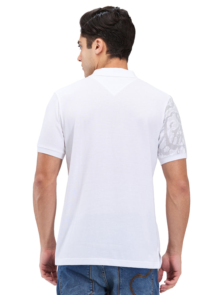 Men’s Printed  Polo T-Shirt