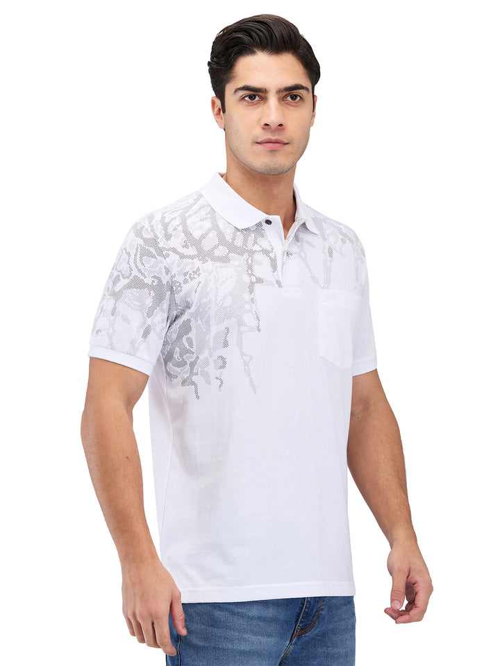 Men’s Printed  Polo T-Shirt
