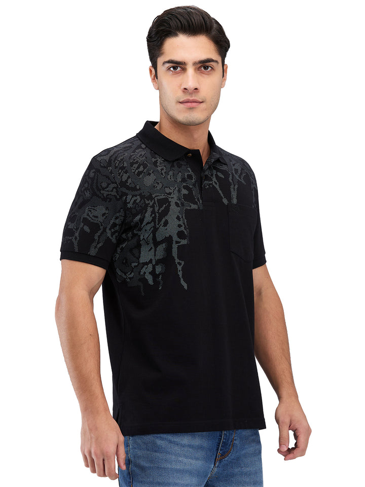 Men’s Printed  Polo T-Shirt