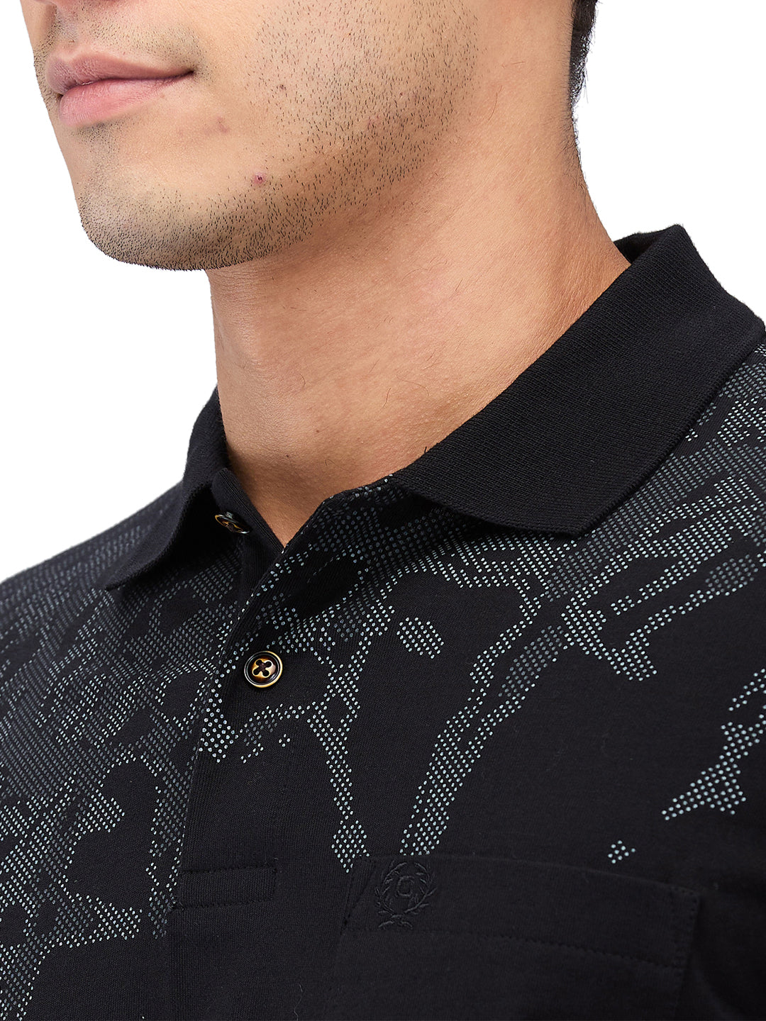 Men’s Printed  Polo T-Shirt