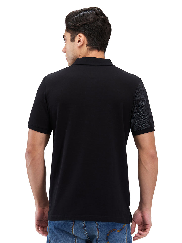 Men’s Printed  Polo T-Shirt
