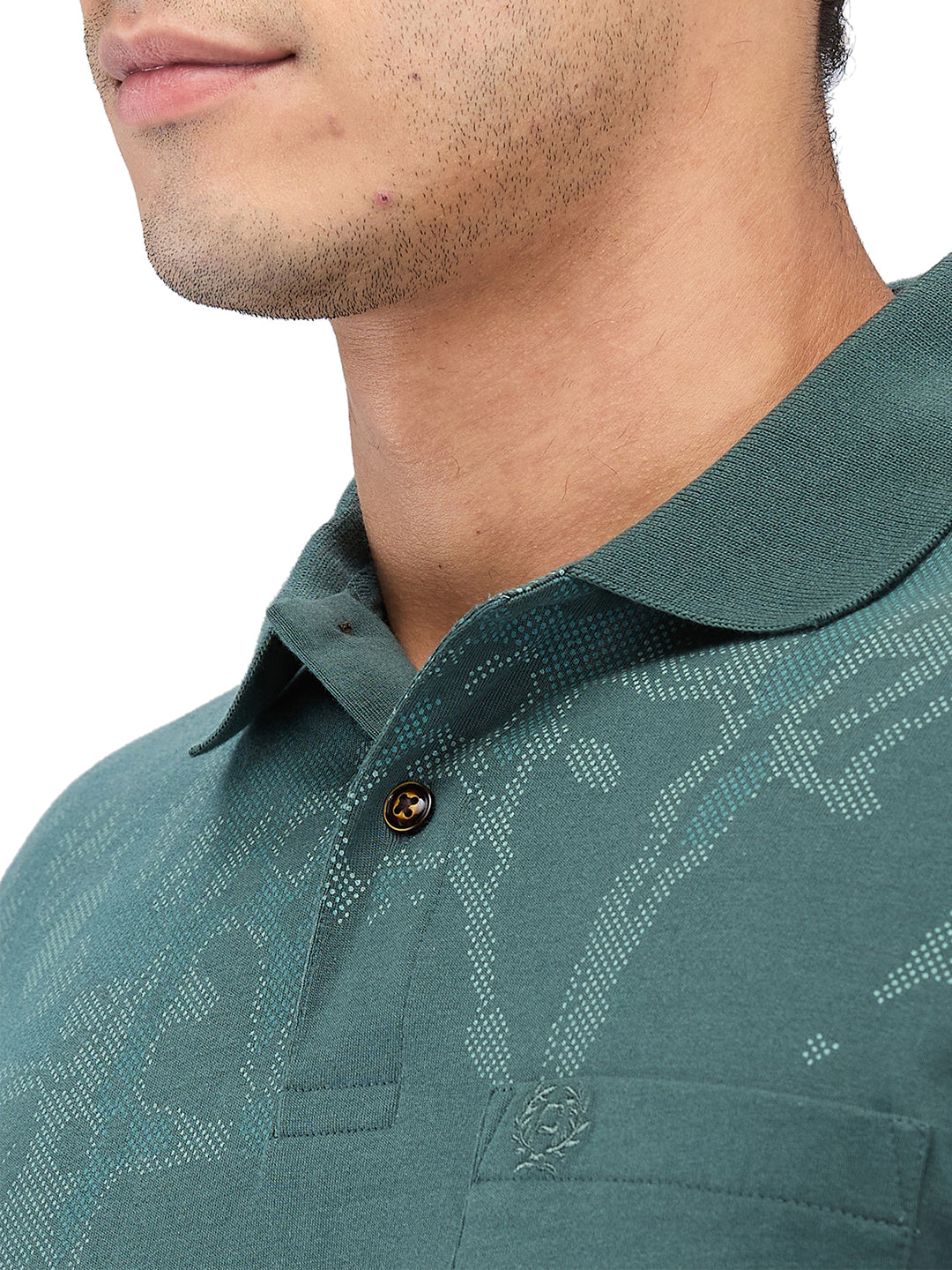 Men’s Printed  Polo T-Shirt