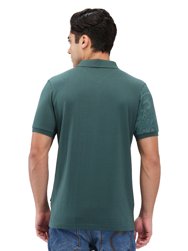 Men’s Printed  Polo T-Shirt