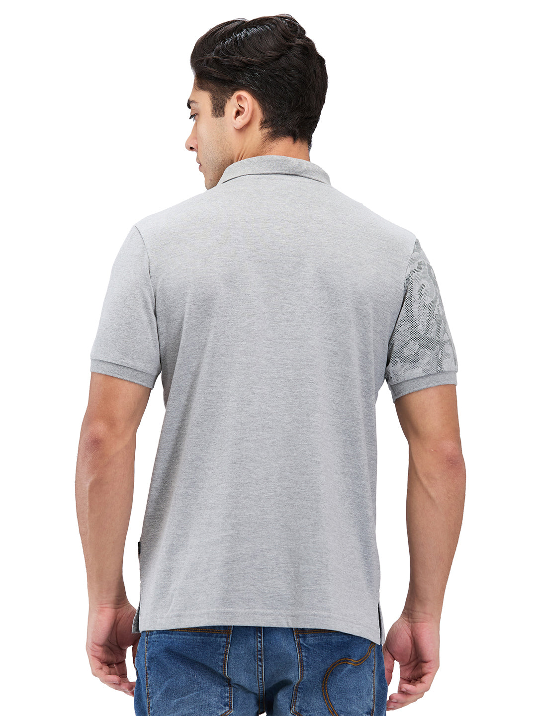 Men’s Printed  Polo T-Shirt