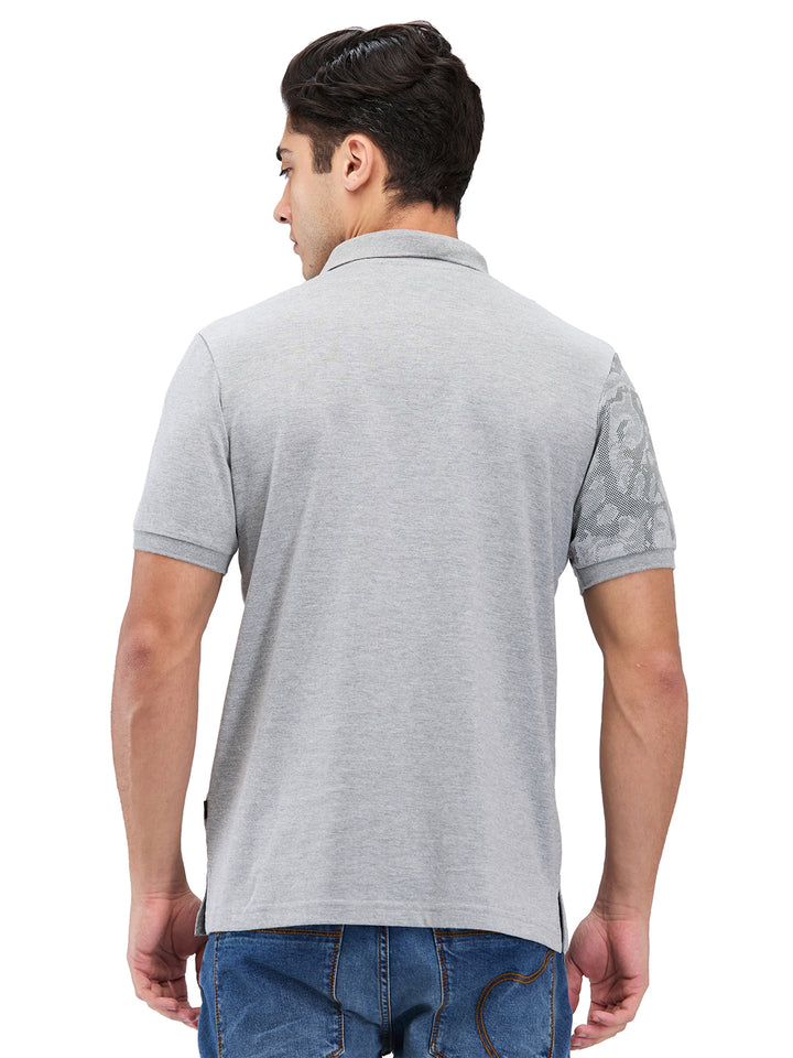 Men’s Printed  Polo T-Shirt