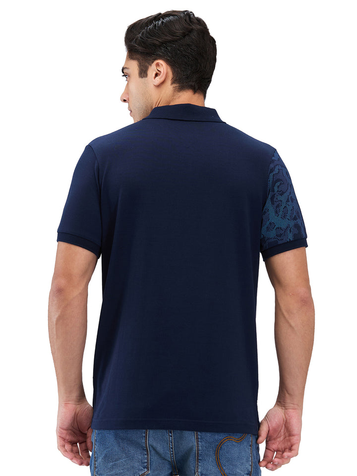 Men’s Printed  Polo T-Shirt