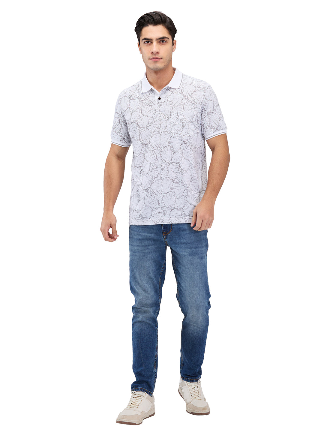Men’s Printed  Polo T-Shirt