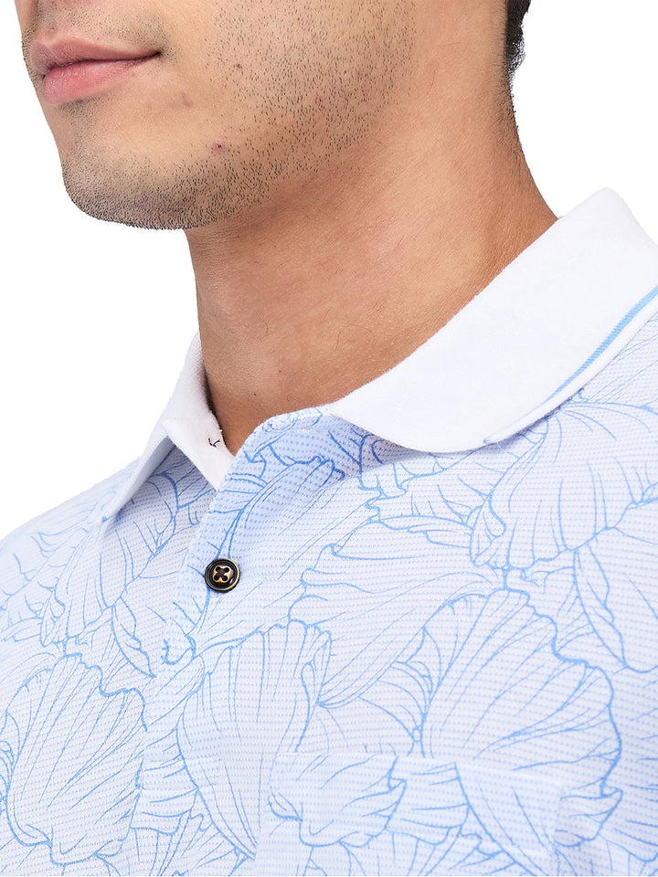 Men’s Printed  Polo T-Shirt