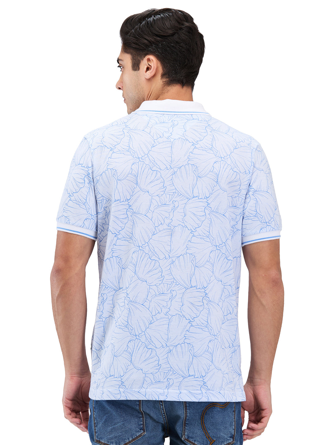 Men’s Printed  Polo T-Shirt