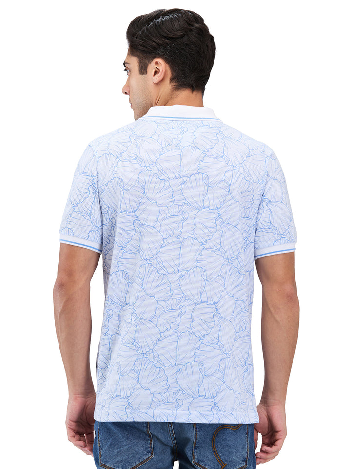 Men’s Printed  Polo T-Shirt