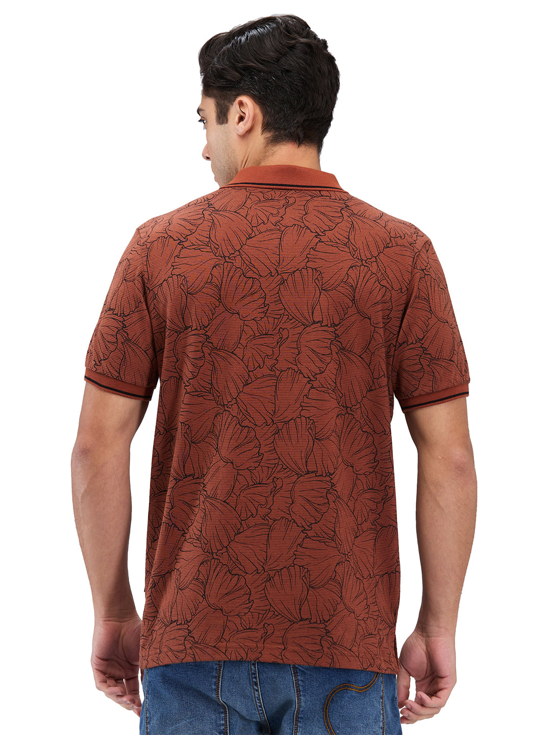 Men’s Printed  Polo T-Shirt