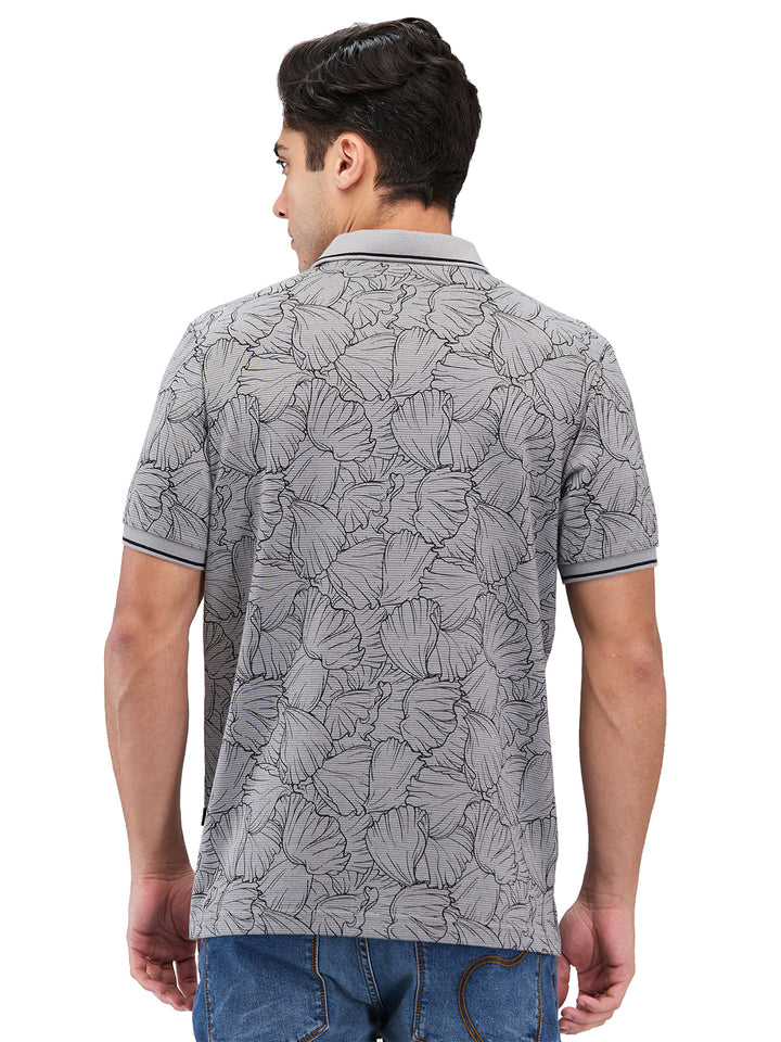 Men’s Printed  Polo T-Shirt