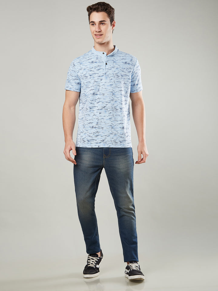 Men’s Mandarin Collar T-Shirt