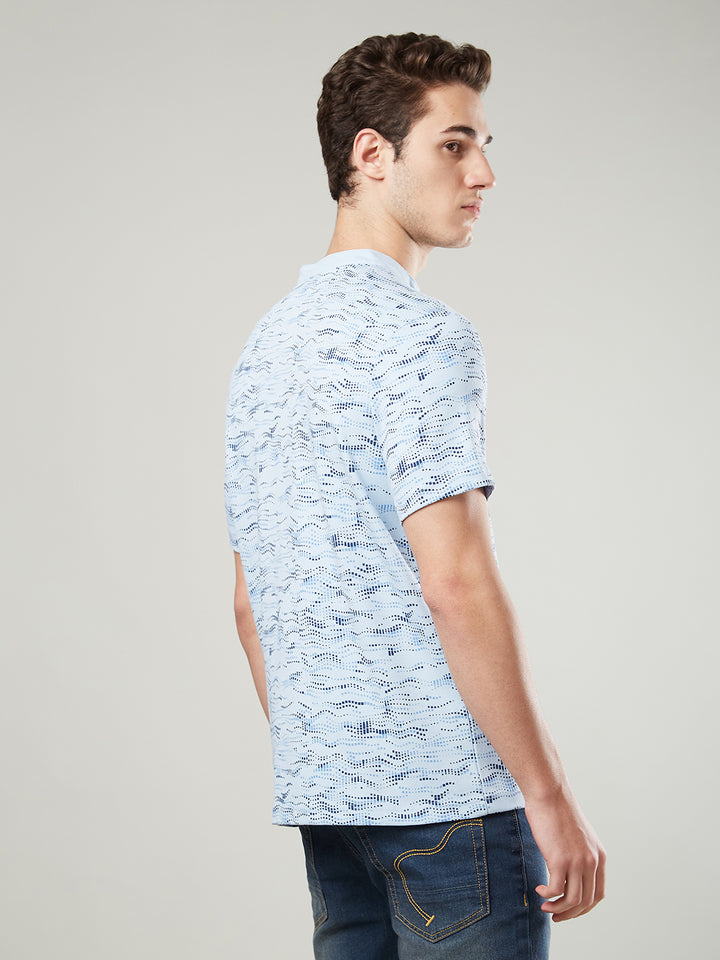 Men’s Mandarin Collar T-Shirt