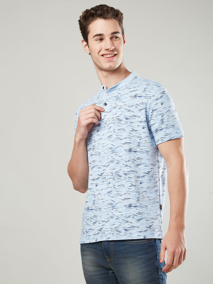 Men’s Mandarin Collar T-Shirt