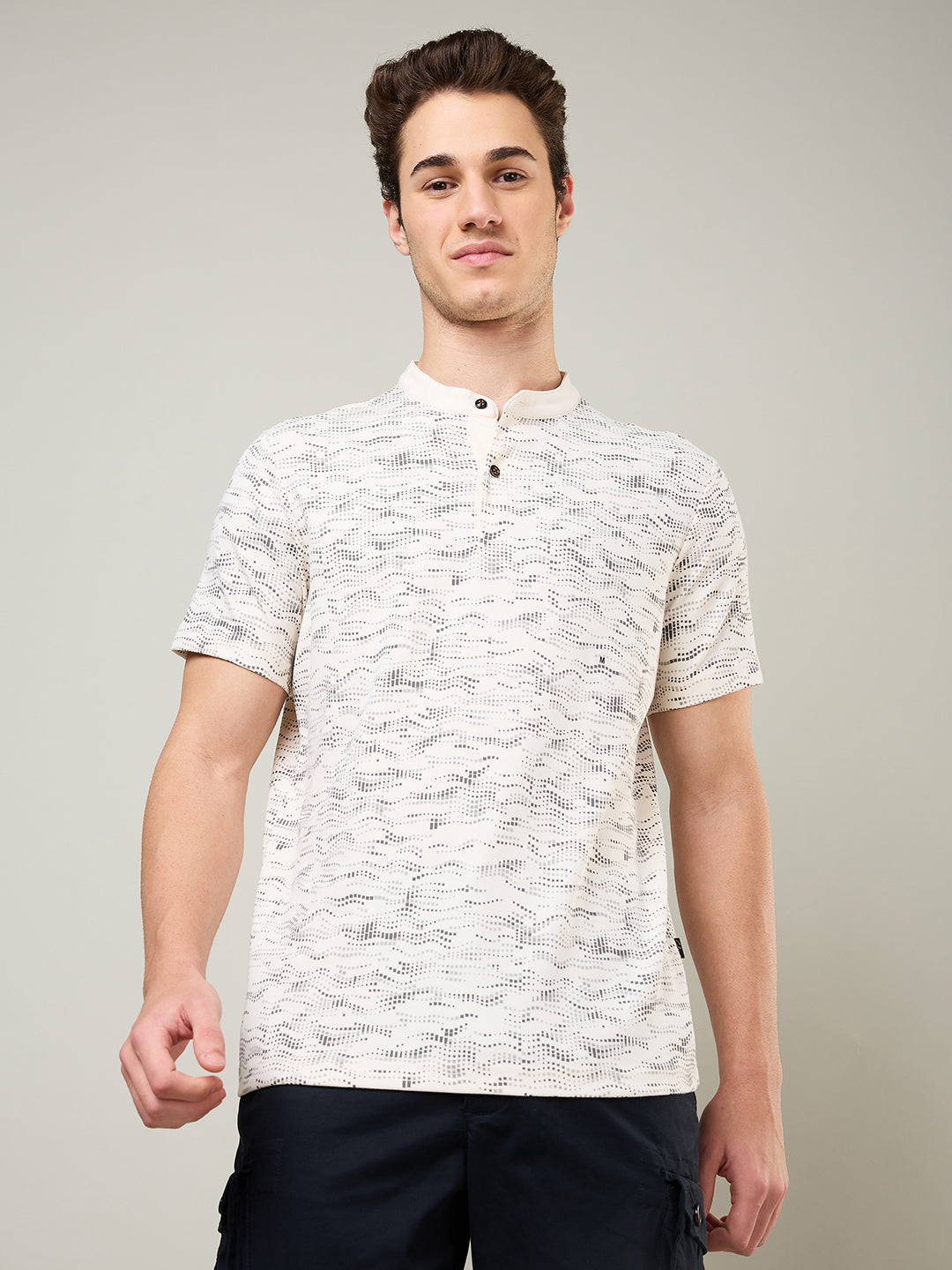 Men’s Mandarin Collar T-Shirt