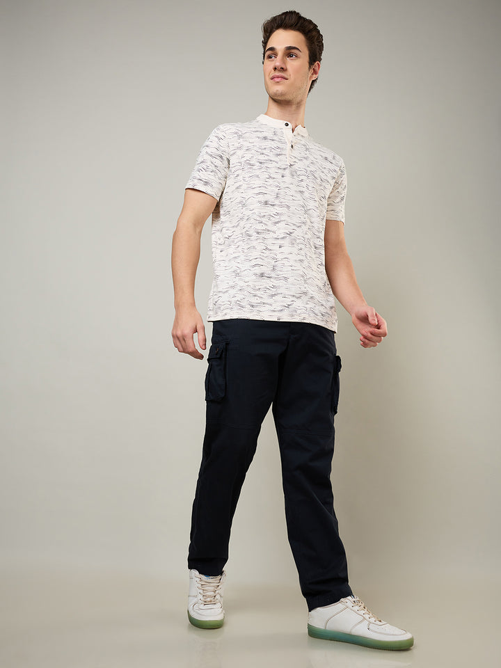 Men’s Mandarin Collar T-Shirt