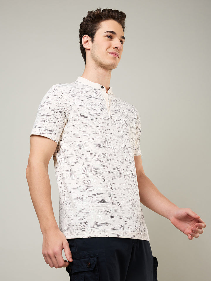 Men’s Mandarin Collar T-Shirt