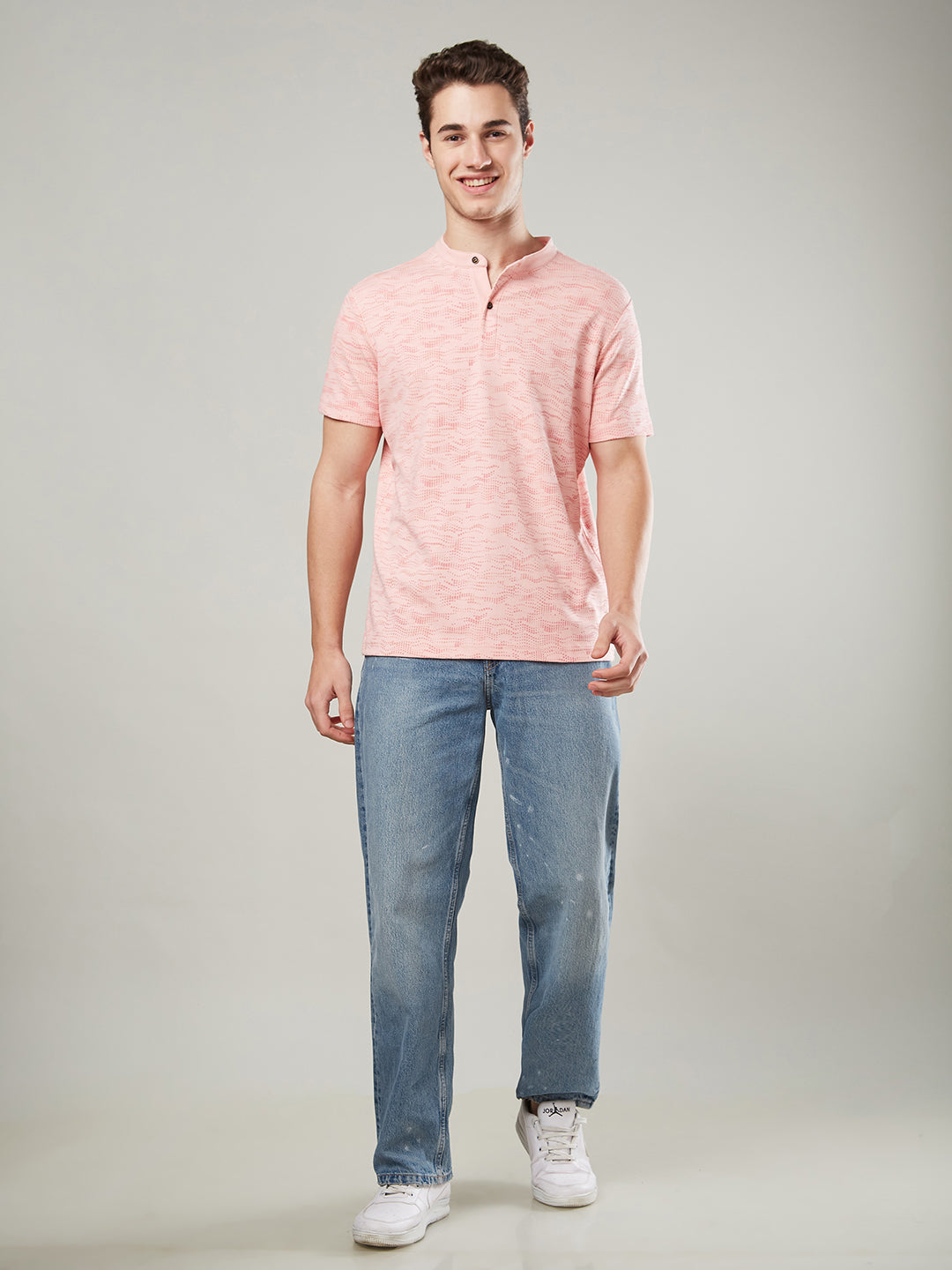 Men’s Mandarin Collar T-Shirt