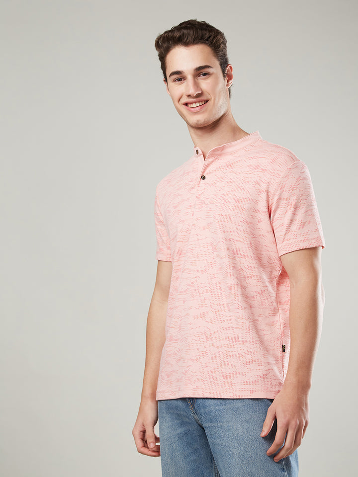 Men’s Mandarin Collar T-Shirt