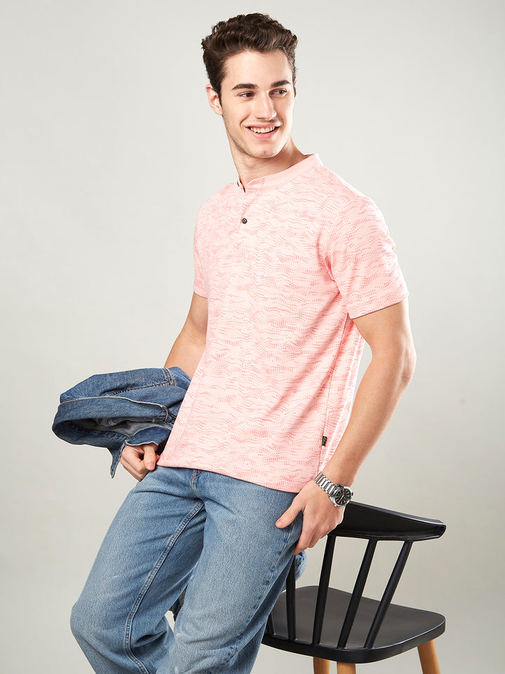 Men’s Mandarin Collar T-Shirt