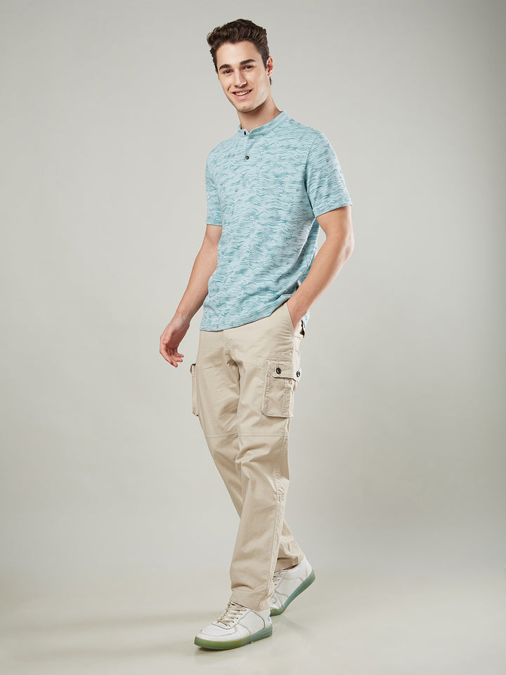 Men’s Mandarin Collar T-Shirt